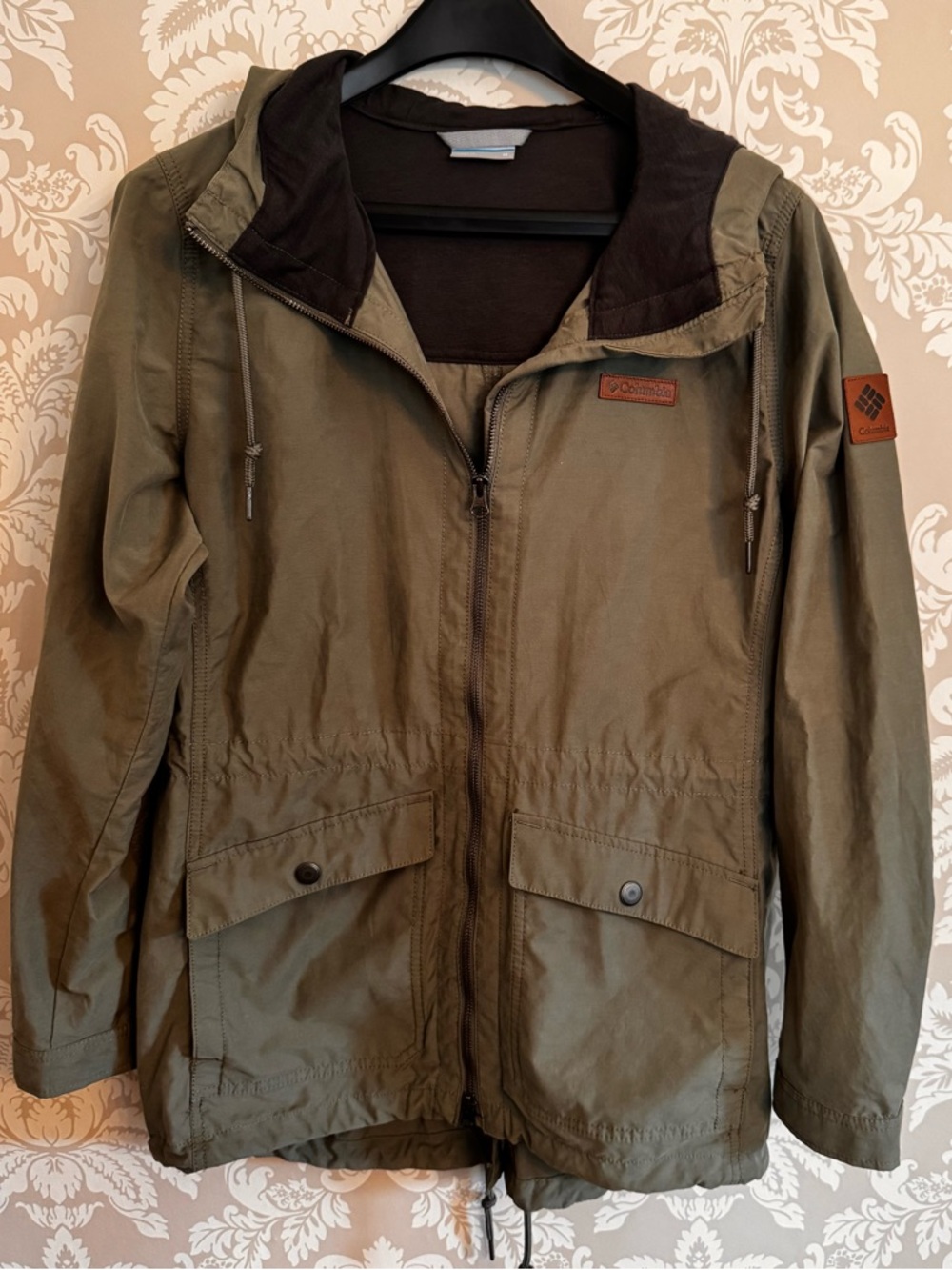 Columbia Olive Green Men's Hooded Field Jacket